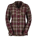 Scott W FLANNEL LS SHIRT - Fir Green - Wild Red XS Oberbekleidung - PeakStyle