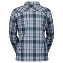 Scott W HERITAGE PILE SHIRT - Heather Purple - Aruba Green XS Oberbekleidung - PeakStyle