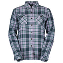 Scott W HERITAGE PILE SHIRT - Heather Purple - Aruba Green XS Oberbekleidung - PeakStyle