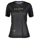 Scott W TRAIL FLOW S/SL TEE - Black - Soft Yellow XS Kurzarmshirts - PeakStyle