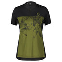 Scott W TRAIL FLOW ZIP S/SL SHIRT - Black - Fir Green XS Oberbekleidung - PeakStyle