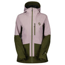 Scott W VERTIC GTX 2L JACKET - Cloud Pink - Fir Green XS Wintersportjacken - PeakStyle