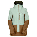 Scott W VERTIC GTX 2L JACKET - Fresh Green - Bread Brown XS Wintersportjacken - PeakStyle