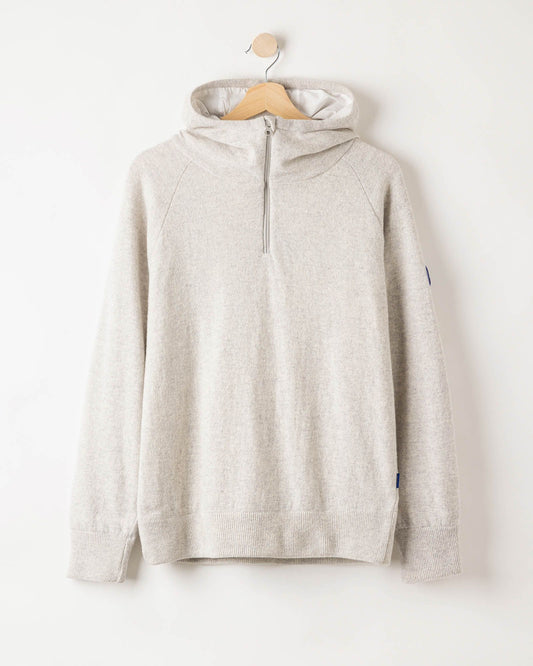 Nilla Hood WP – Light Grey Melange – Kleiderbügelaufnahme