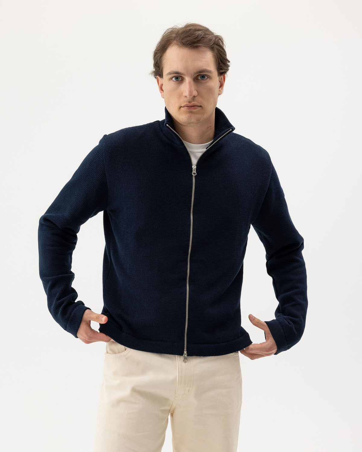 Albrekt Fullzip WP – Navy – Herstelleransicht