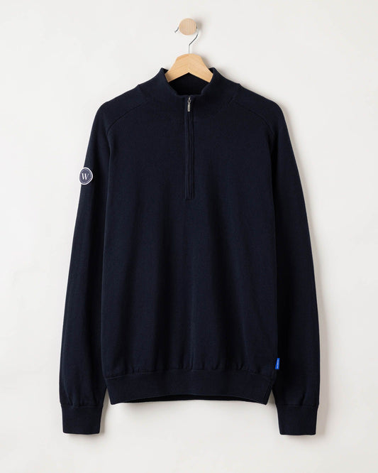 Ludvig T-neck WP – Navy – Kleiderbügelaufnahme