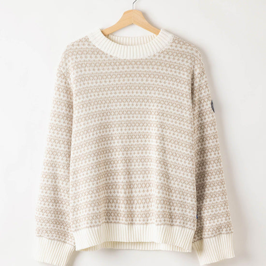 Augusta Crew WP – Off White-Khaki – Kleiderbügelaufnahme