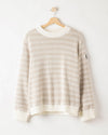 Augusta Crew WP – Off White-Khaki – Kleiderbügelaufnahme
