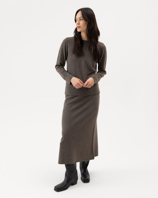 Renata Skirt – Dark Taupe – Herstelleransicht