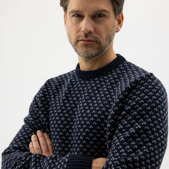 Torsten Crew – Navy - Marble Grey – Herstelleransicht