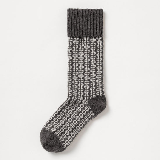 Järvsö Raggsocka – Dark Grey Melange – Packshot